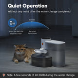 BOOTEELY Stainless Steel Bowl Pet Intelligent Pouring Water Dispenser Automatically Purifies The Wireless Drinking Bowl For Dogs