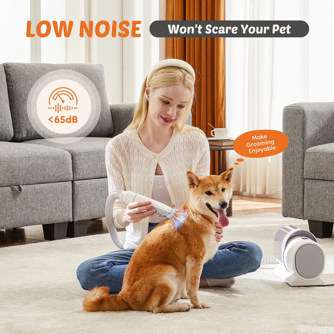 Cordless Grooming Vacuum Kit