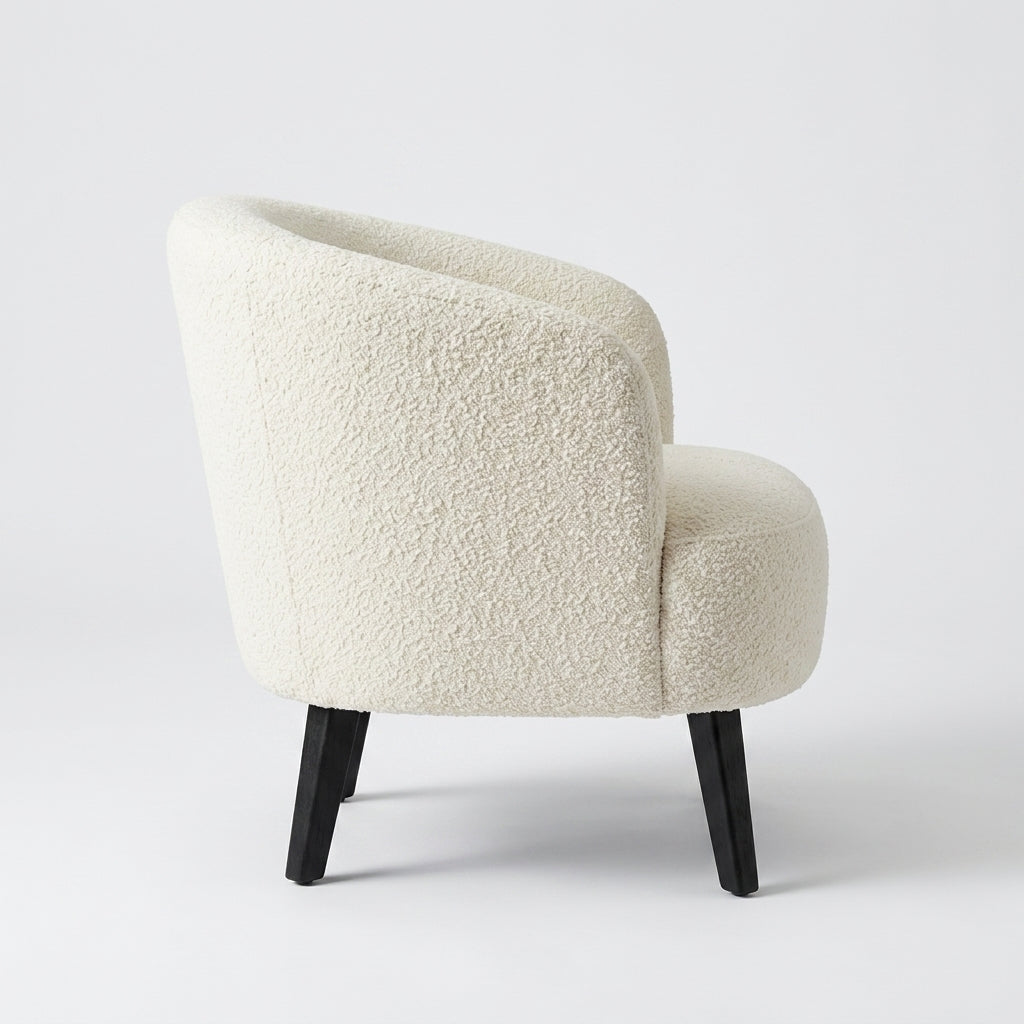 Sherpa Barrel Chair, Set of 2
