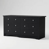 Black 6-Drawer Dresser