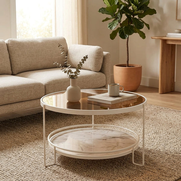 Round Glass Coffee Table