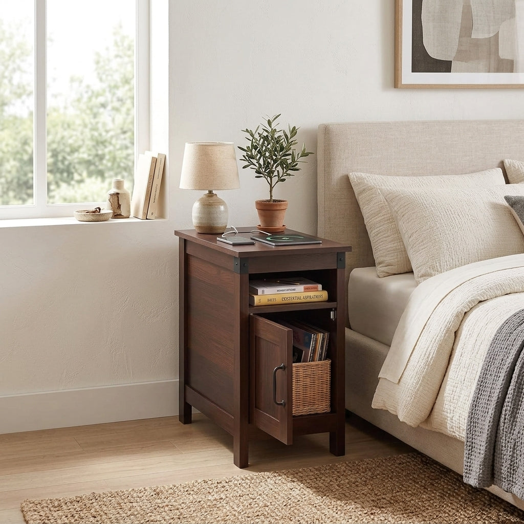 Compact Charging Nightstand