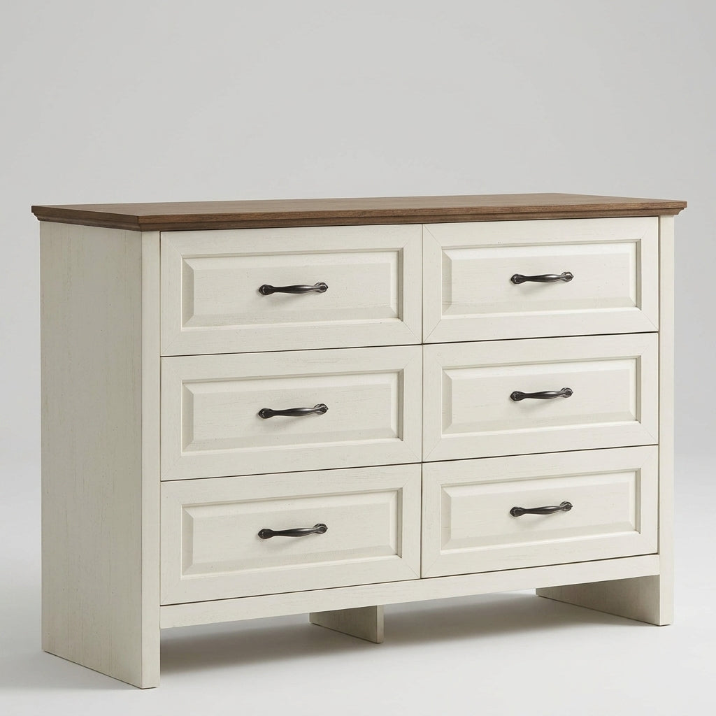 Farmhouse 6-Drawer Dresser
