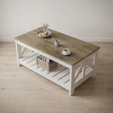Farmhouse Storage Coffee Table