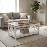 Farmhouse Storage Coffee Table