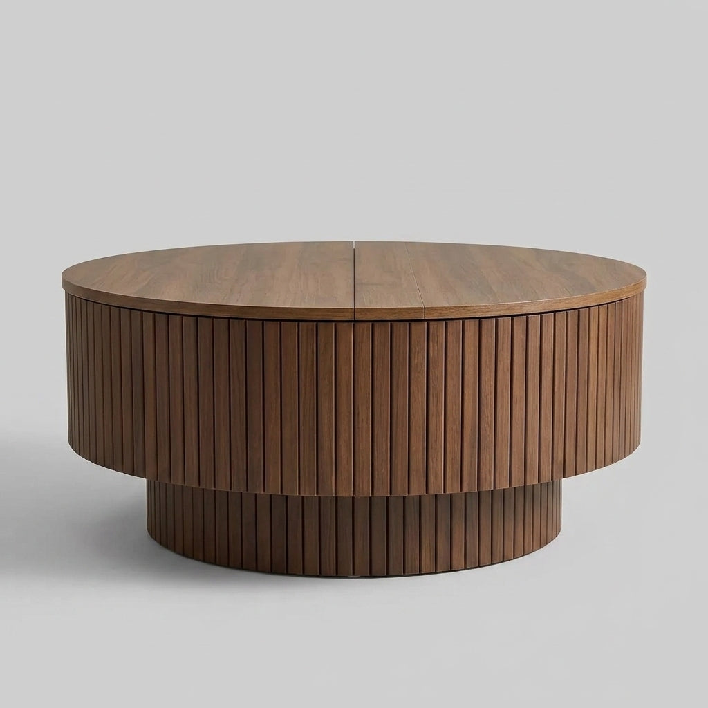 Fluted Lift-Top Coffee Table