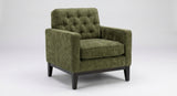 Chenille Club Chair, Set of 2