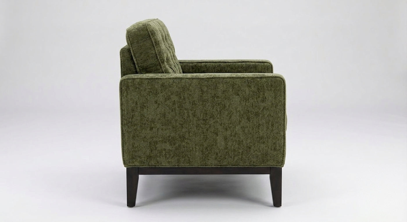 Chenille Club Chair, Set of 2
