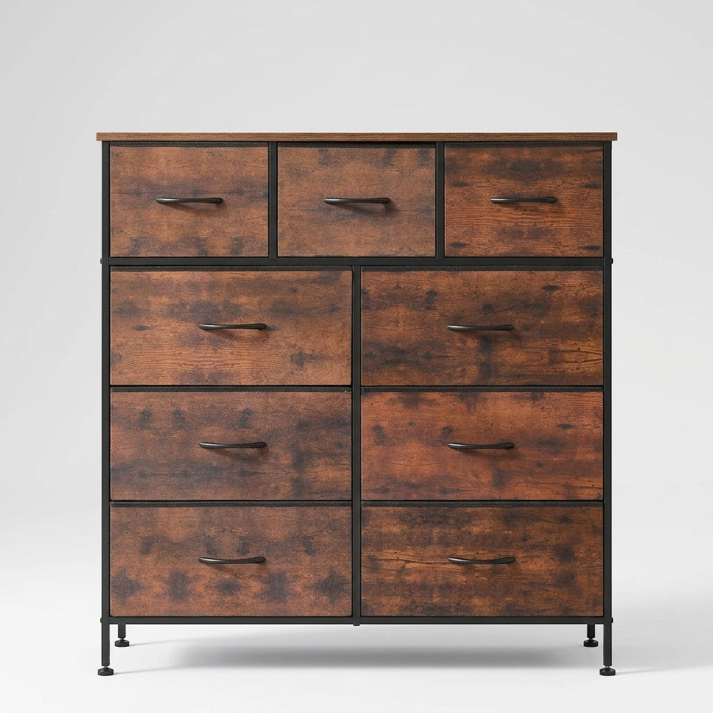 9-Drawer Fabric Dresser