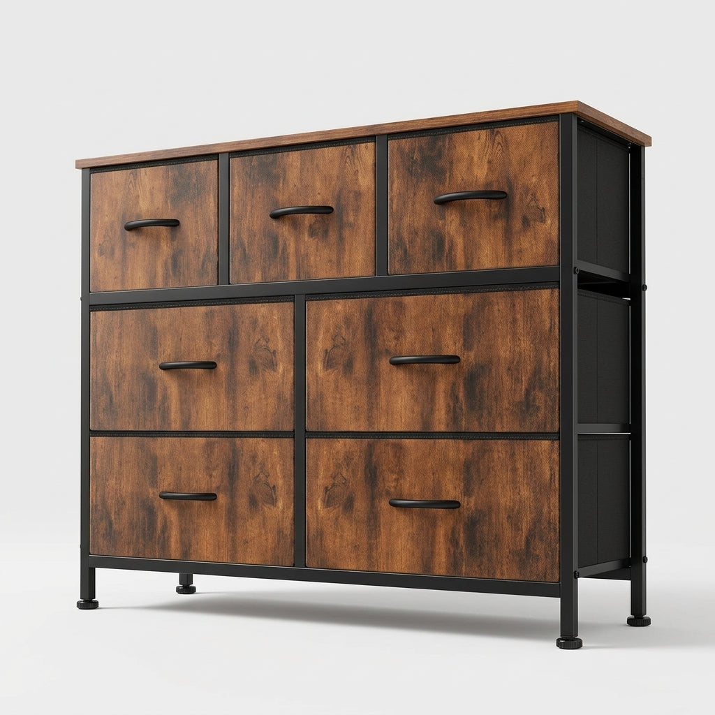 7-Drawer Fabric Dresser