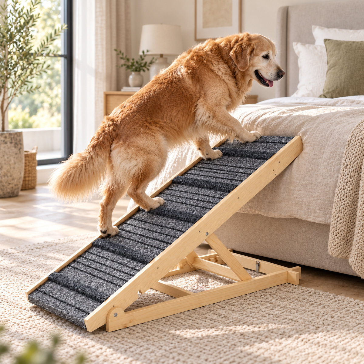 Ascend Adjustable Dog Ramp at home