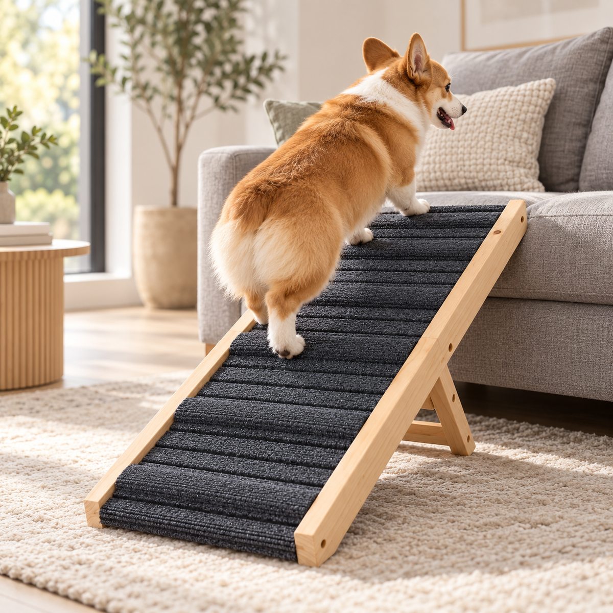 Glide Folding Dog Ramp at home