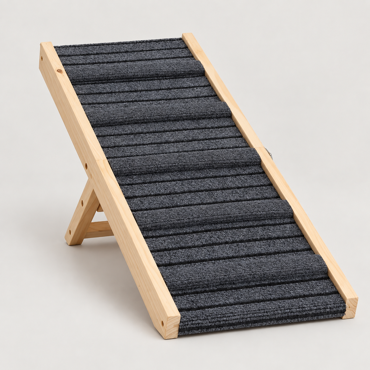 Glide Folding Dog Ramp on a light studio background