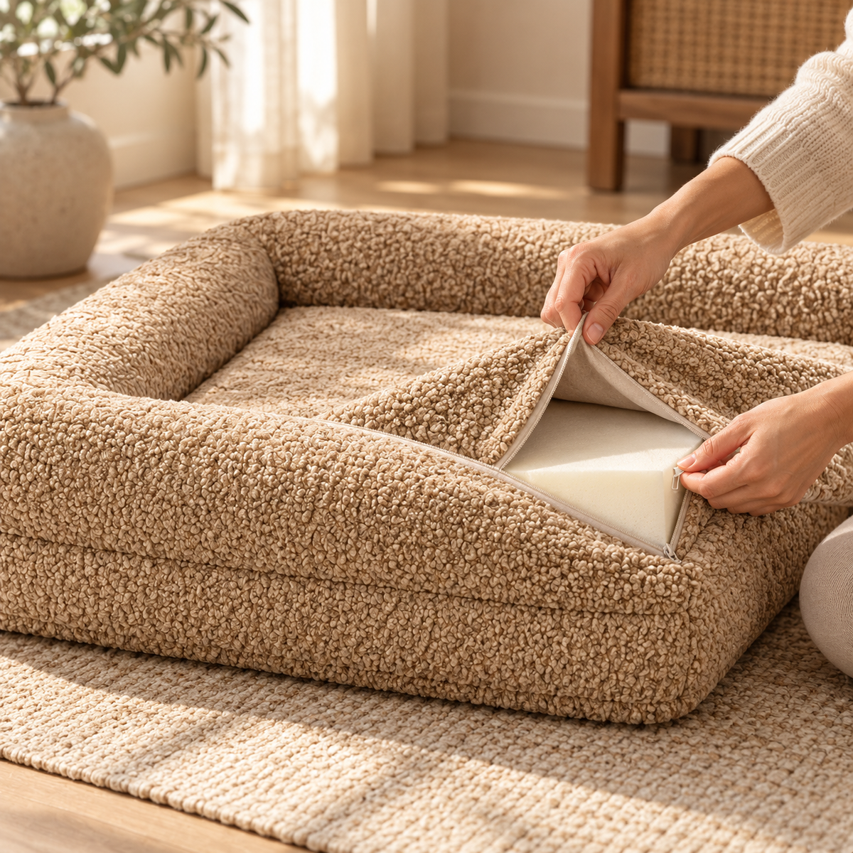Haven Memory Foam Sofa Bed in use