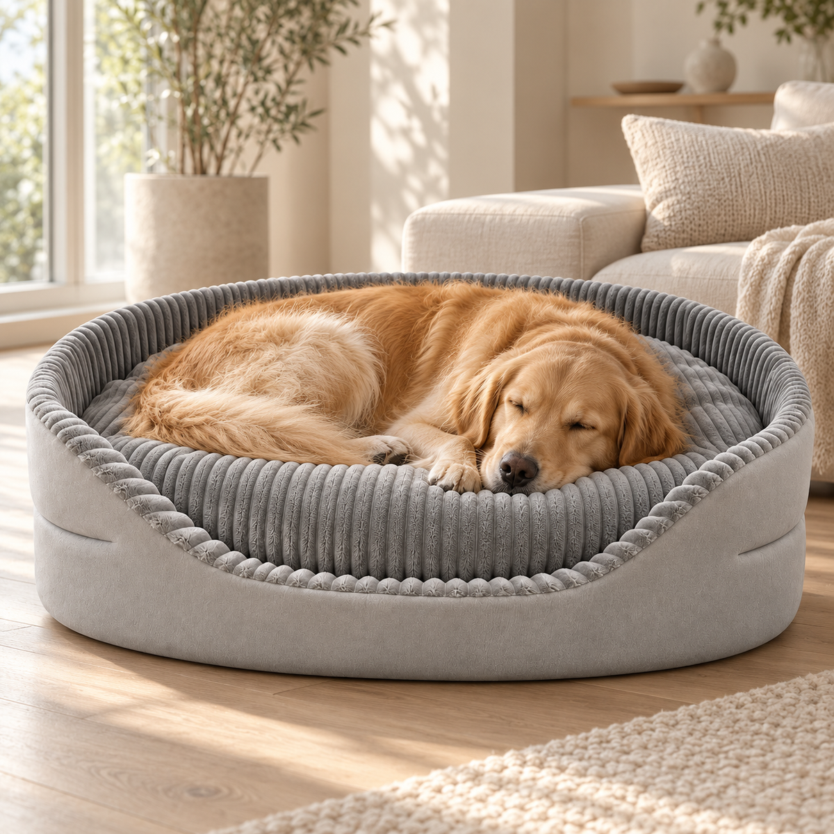 Nest Reversible Bolster Bed at home