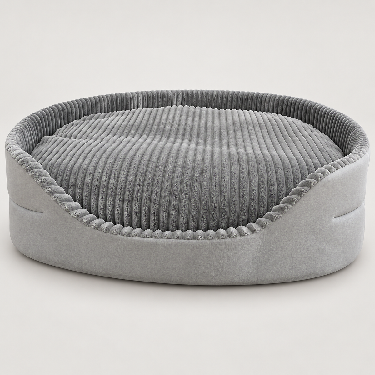 Nest Reversible Bolster Bed on a light studio background