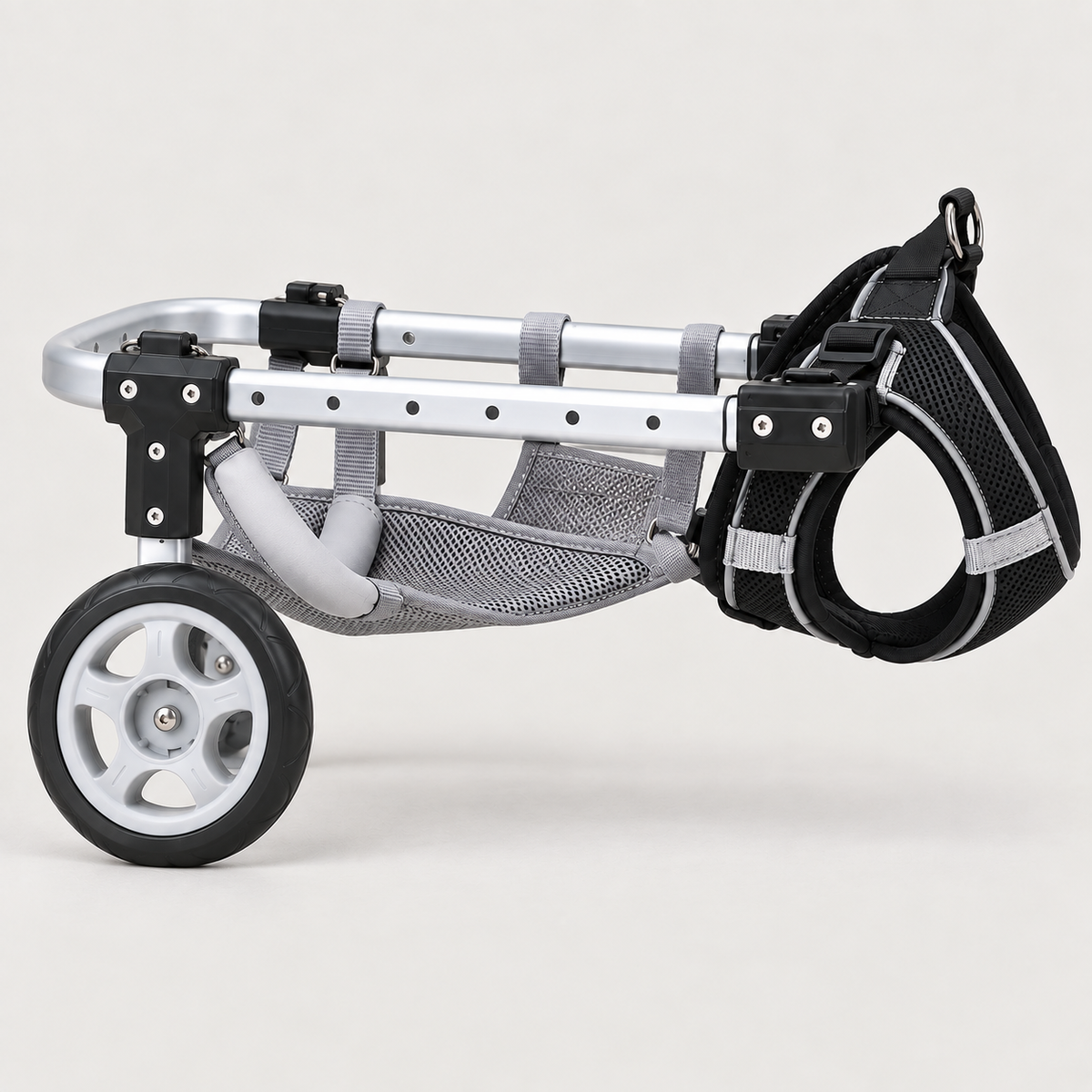 Rove Small Dog Wheelchair, side view