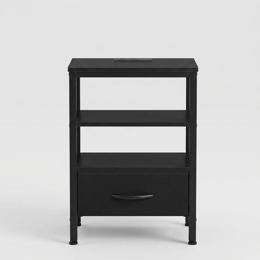 Open-Shelf Charging Nightstand