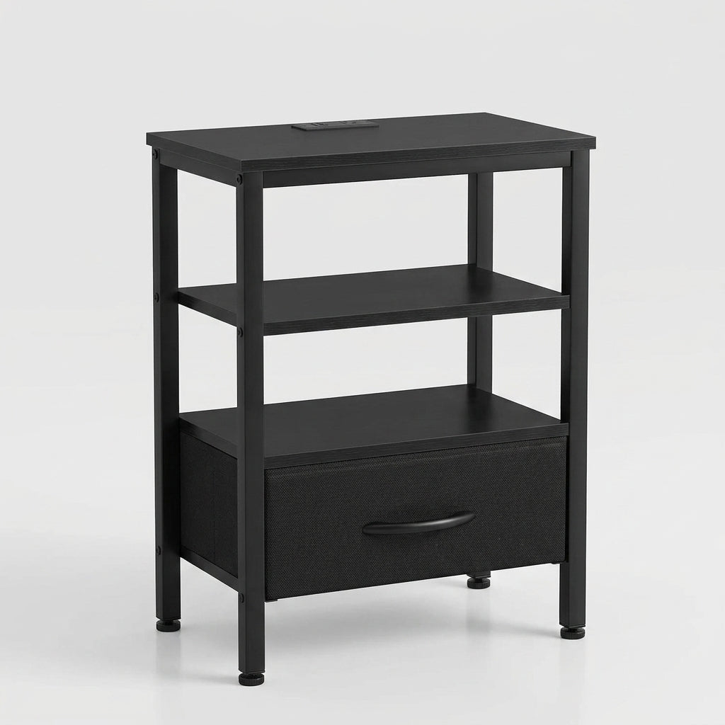 Open-Shelf Charging Nightstand