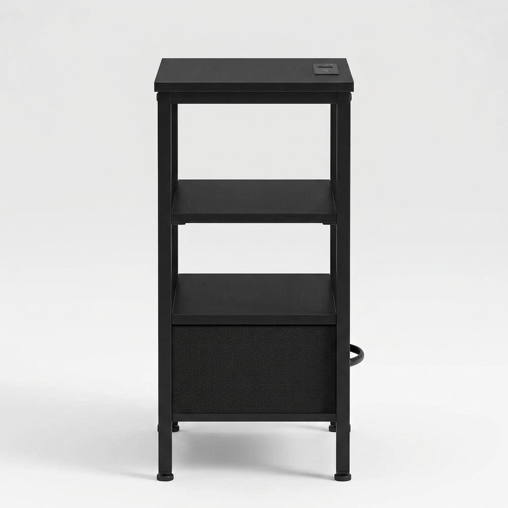 Open-Shelf Charging Nightstand
