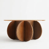 Petal Base Glass Coffee Table