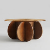Petal Base Glass Coffee Table