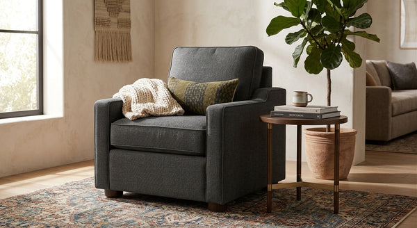 Linen Accent Chair