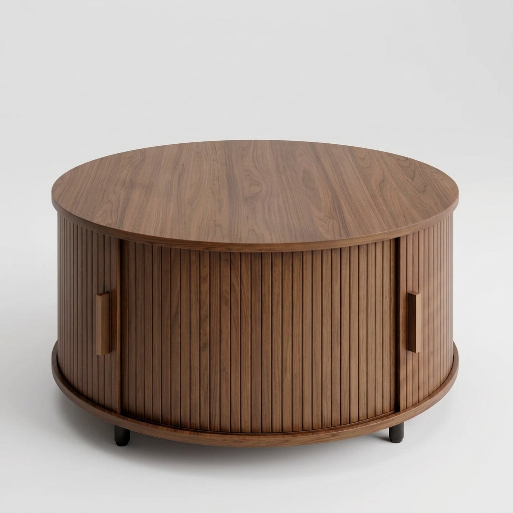 Fluted Drum Coffee Table