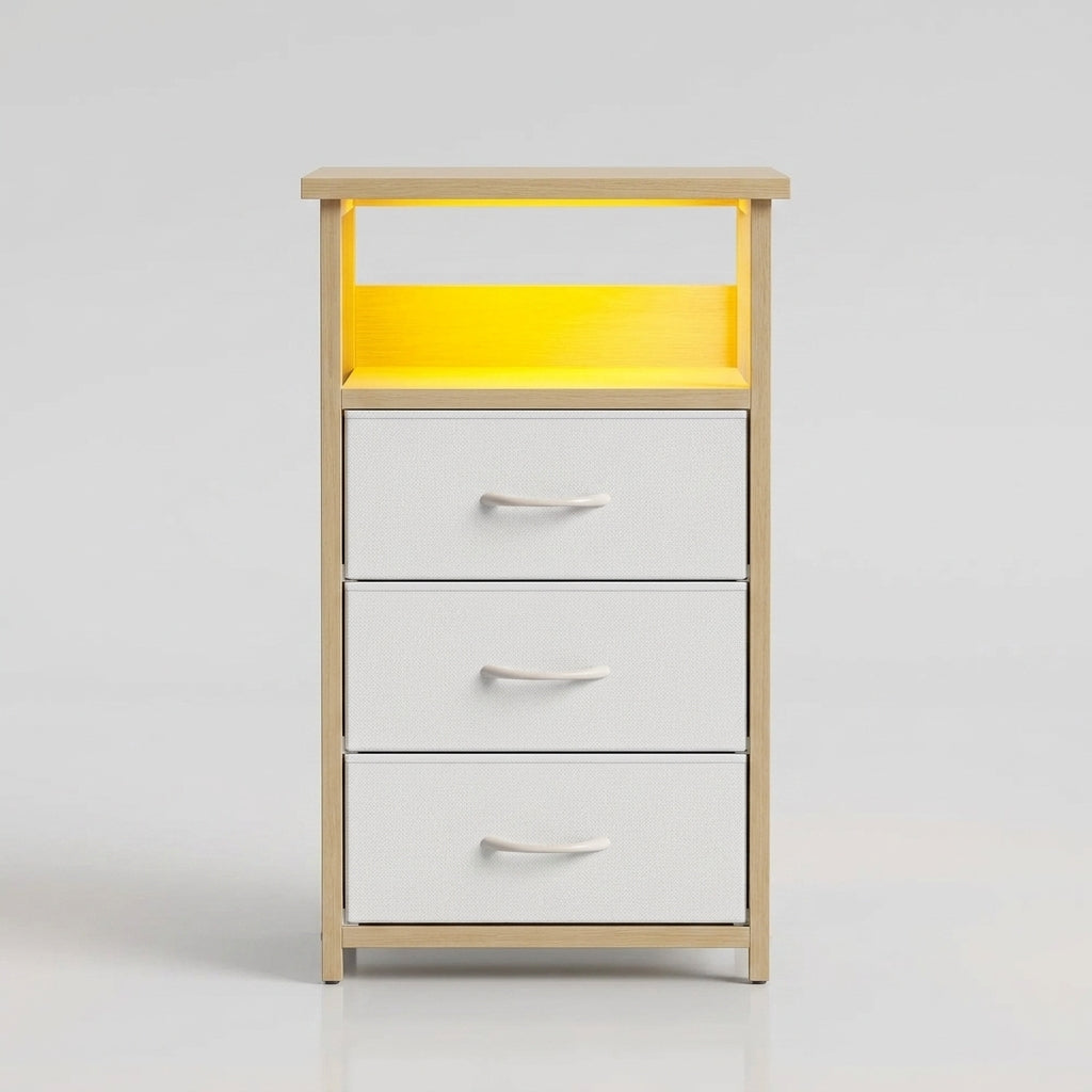 Smart Charging Nightstand with Light