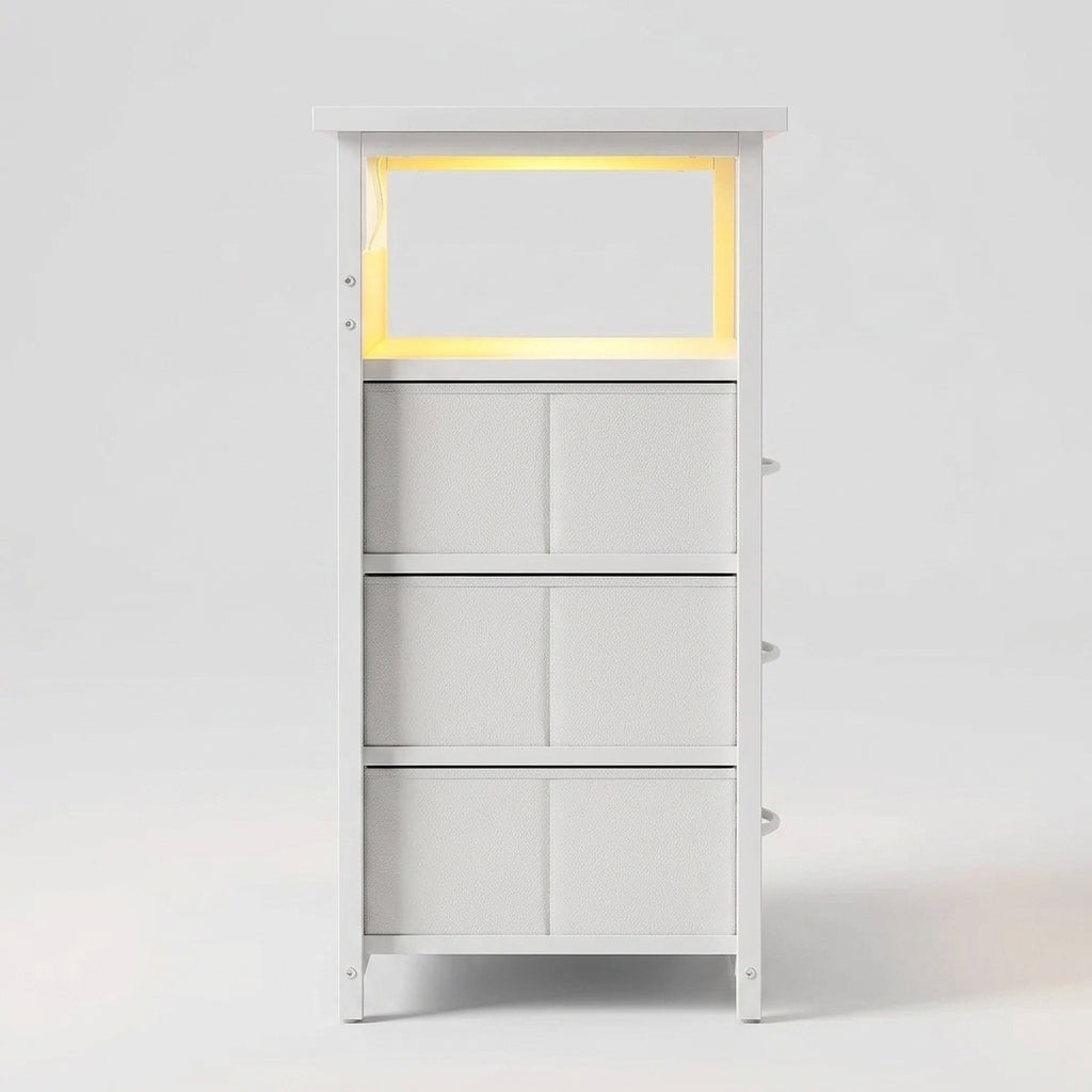 Smart Charging Nightstand with Light