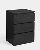 3-Drawer Charging Nightstand