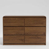 Curved Walnut Dresser
