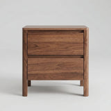 Walnut Nightstand, Set of 2