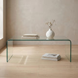 Waterfall Glass Coffee Table