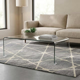 Waterfall Glass Coffee Table