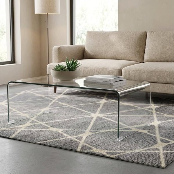 Waterfall Glass Coffee Table