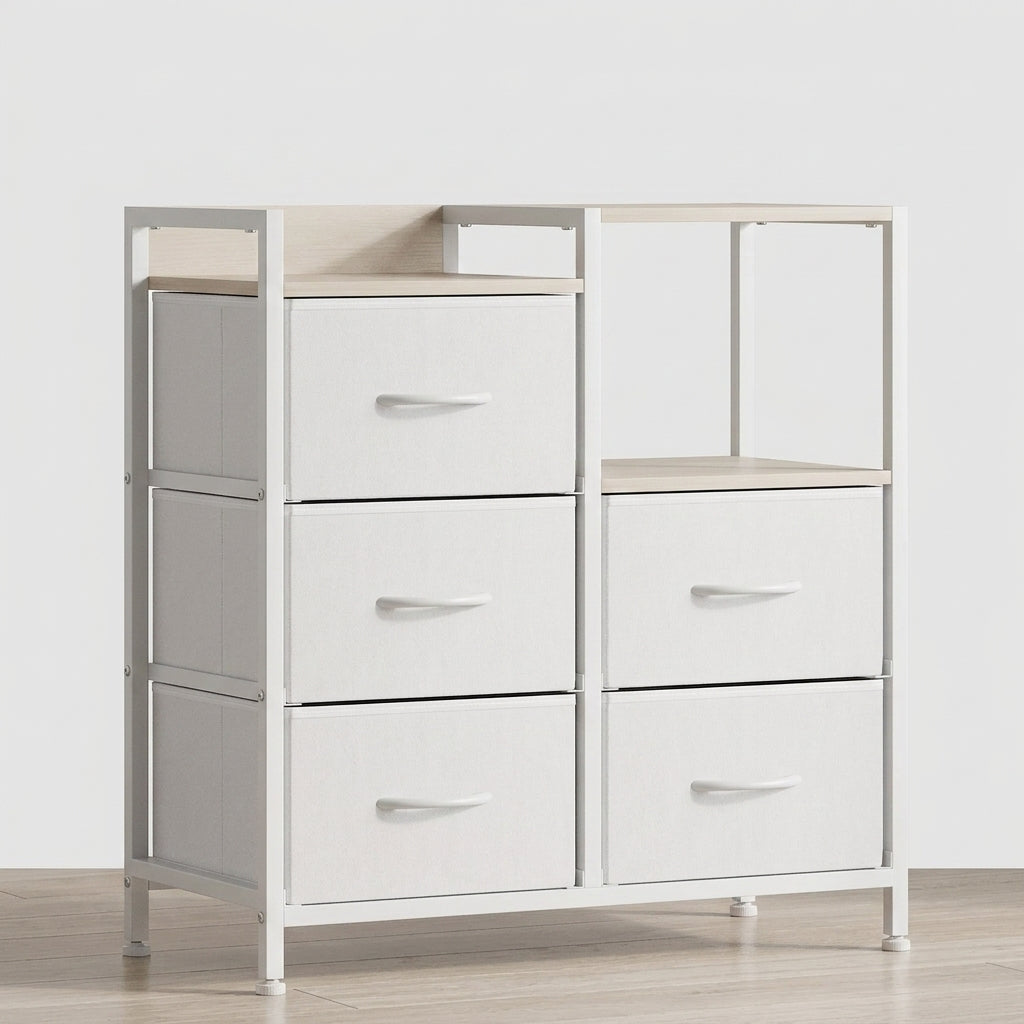 5-Drawer File Nightstand