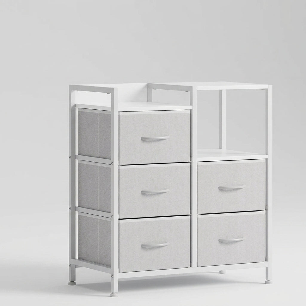 5-Drawer File Nightstand