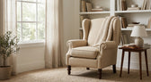 Linen Wingback Chair